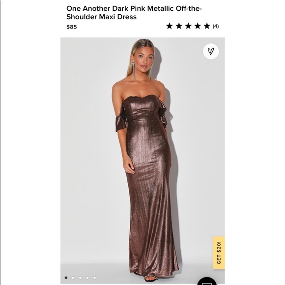 Lulus Maxi Metallic - Picture 6 of 7